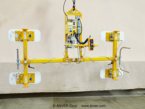 Four Pad Electric Powered Vacuum Lifter with Powered Tilt Model# ET200M4-86-2/44